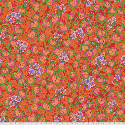 Kaffe Fassett Climbing Geraniums Red Fabric