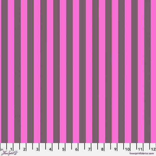 Tula Pink Neon True Colors Tent Stripe Mystic Fabric