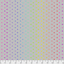 Free Spirit Tula Pink True Colors Print Hexy Rainbow Color Dove PWTP151.Dove