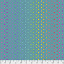 Free Spirit Tula Pink True Colors Print Hexy Rainbow Color Peocock PWTP151.Peacock