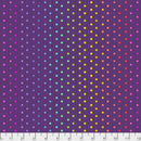 Free Spirit Tula Pink True Colors Print Hexy Rainbow Color Starling PWTP151.Starling