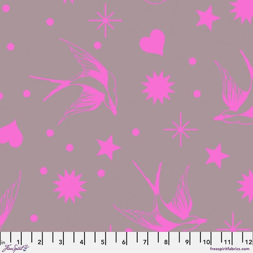 Tula Pink Neon True Colors Fairy Flakes Mystic Fabric