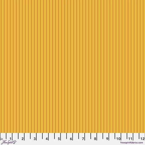 Tula Pink True Colors Tiny Stripes Sunrise Fabric