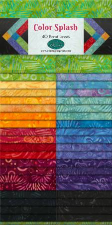 Wilmington Prints Color Splash Batik 40 Karat Gems