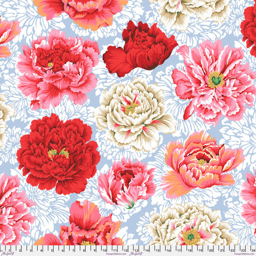 Kaffe Fassett Brocade Peony Natural Wide Back Fabric