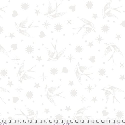 Tula Pink True Colors Fairy Dust Snowfall 108in Wide Back Fabric