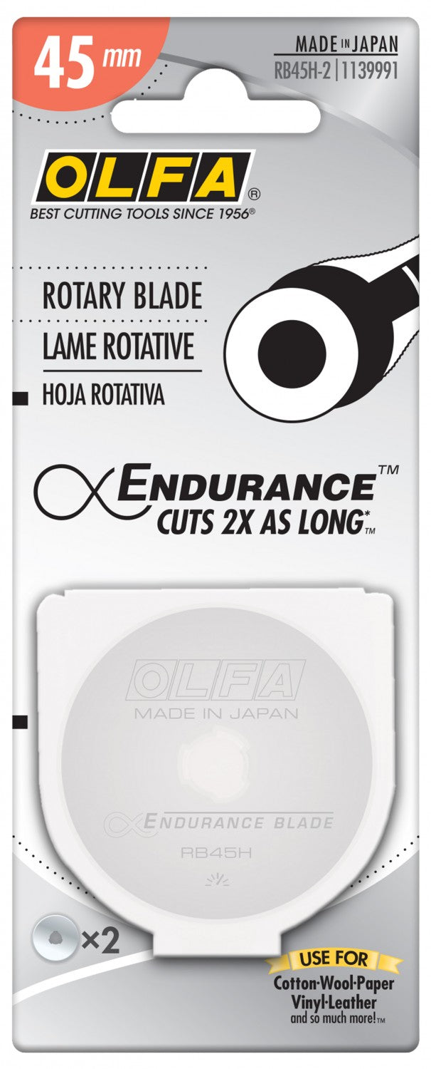 Olfa Endurance 45MM Replacement Blades 2 Pack