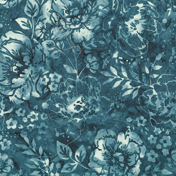 Hoffman Bali Batik Shoreline Peony London