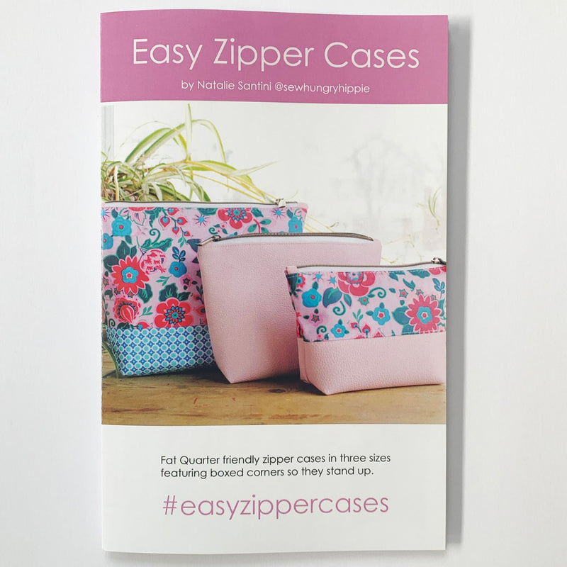 Sew Hungry Hippie Easy Zipper Cases Sewing Pattern