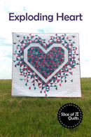 Slice of Pi Quilts Exploding Heart Quilt Pattern
