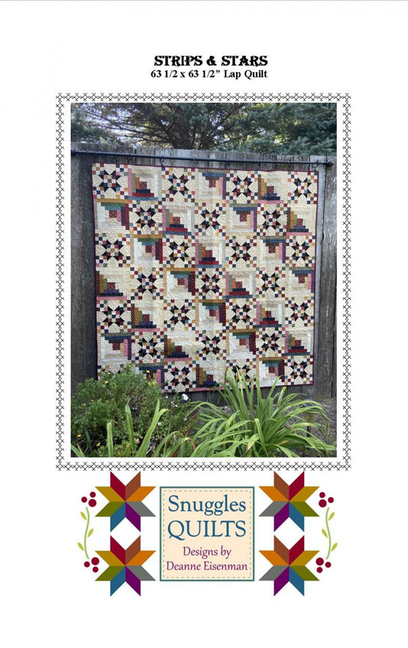 Snuggles Quilts Strips And Stars Pattern