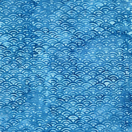 Robert Kaufman Azula Batik By Artisan Batiks Color Blue 19780-4