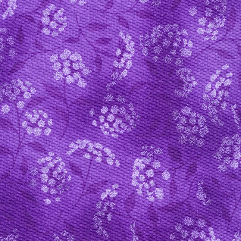 Robert Kaufman Fusions Floral 18 Grape Fabric