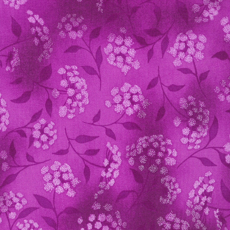 Robert Kaufman Fusions Floral 401 Foxglove Fabric