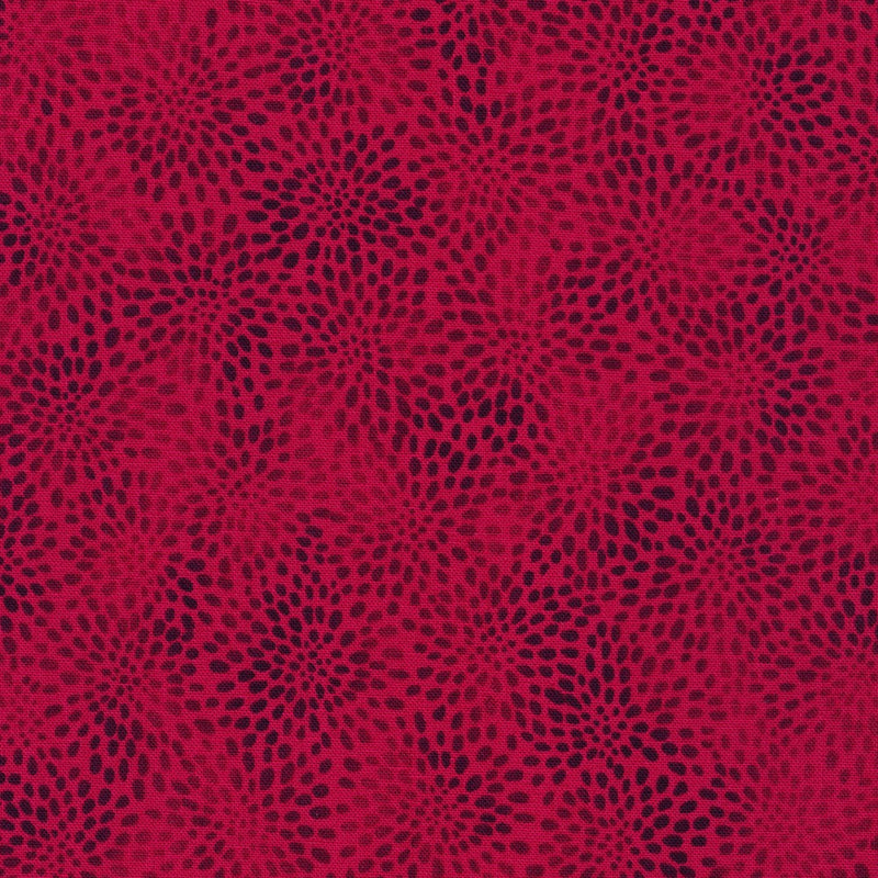 Robert Kaufman Fusions Petals 113 Cranberry Fabric