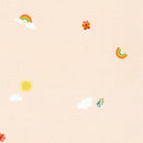 Robert Kaufman Cuddly Countryside Rainbow Pink Fabric