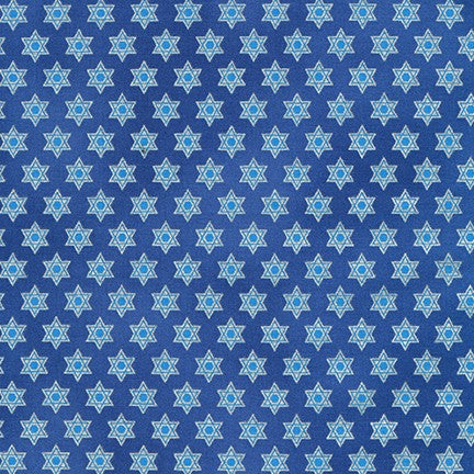 Robert Kaufman Stars Of Light Small Stars Blue Fabric