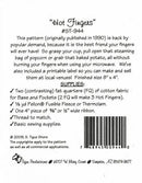 Susie C. Shore Hot Fingers Microwave Oven Mitts Pattern