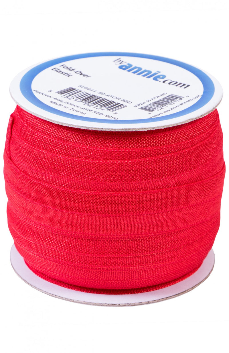 ByAnnie Fold Over Elastic Atomic Red
