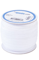 By Annie Fold-over Elastic 3/4in White SUP211-50-W