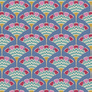 Tilda Pie In The Sky Tasselflower Blue Fabric