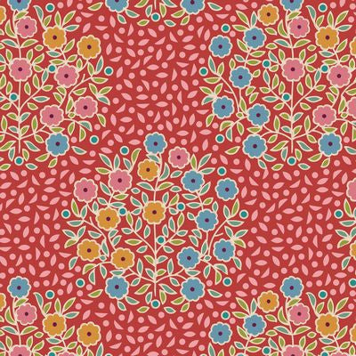 Tilda Pie In The Sky Confetti Red Fabric