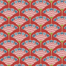 Tilda Pie In The Sky Tasselflower Red Fabric