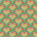 Tilda Pie In The Sky Tasselflower Green Fabric