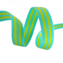 Tula Pink Webbing Lime Turquoise 1 Inch