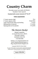 Country Charm Table Runner Pattern