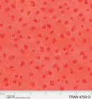 P & B Textiles Tranquility Leaf Texture Tonal Orange Fabric