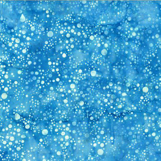 Hoffman Fabrics Bali Batik Scattered Dots Atlantic Fabric