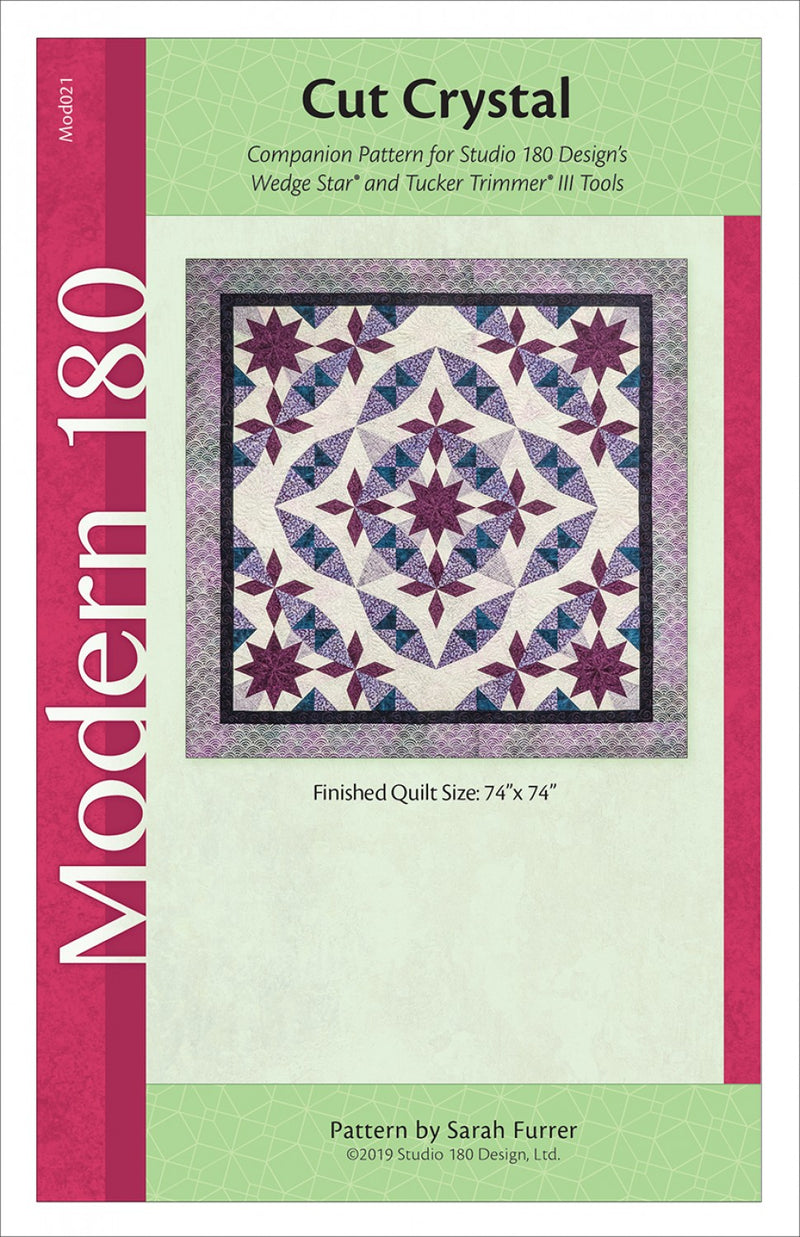 Modern 180 Cut Crystal Quilt Pattern ONLINE PURCHASE ONLY