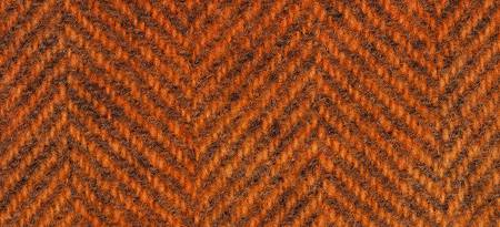 Weeks Dye Works Wool Fat Quarter Herringbone Pumpkin