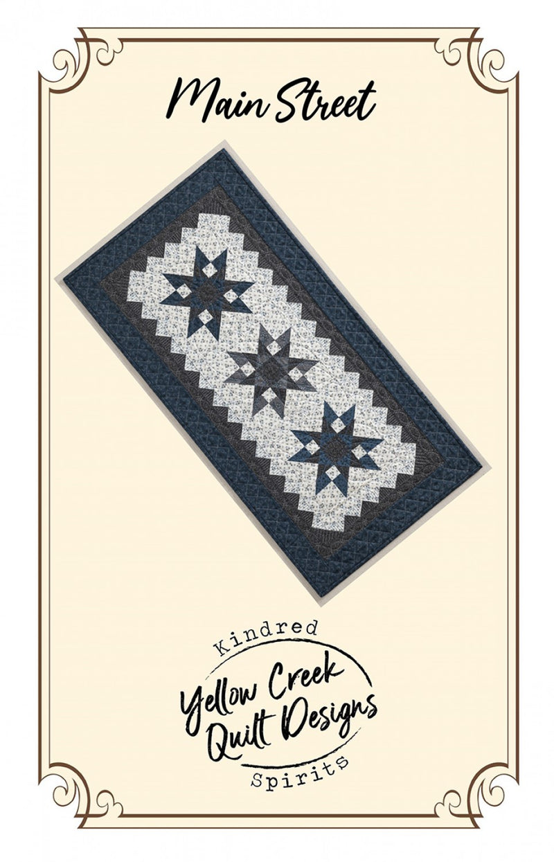 Yellow Creek Quilt Designs Main Street Table Runner Pattern