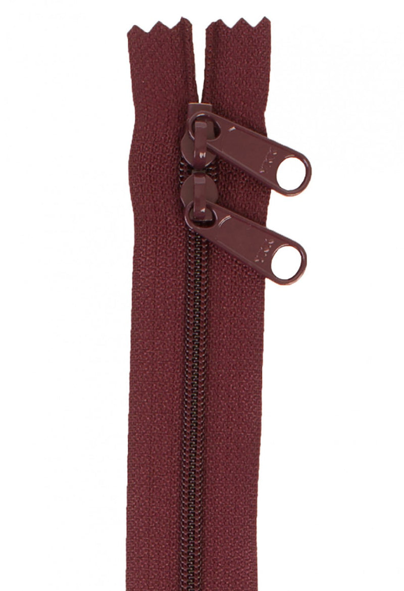 Handbag Zipper 30" Double Slide 270 Cranberry