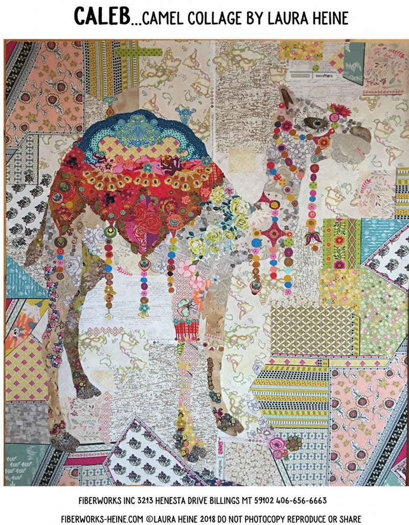 Caleb...The Camel Quilt Collage Pattern by Laura Heine