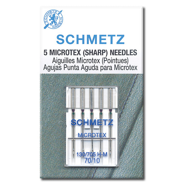 Schmetz Microtex Needles 70/10 (The Store Favorite)
