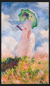 Robert Kauffman Claude Monet Lady Panel 17075-63