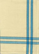 Dunroven House Tea Towel Turquoise/Cream K360-TUR TWWL