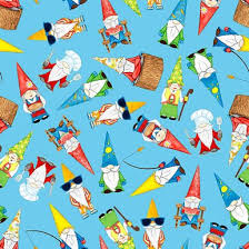 Blank Quilting  Hangin' With My Gnomies Tossed Gnomes 1444-70