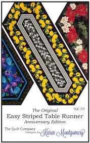 The Quilt Company Easy Striped Table Runner Pattern