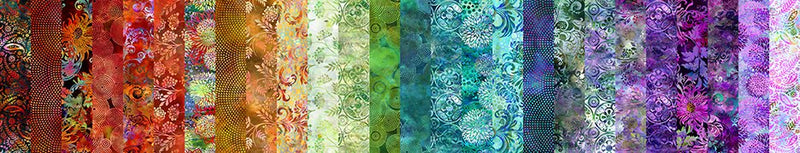 In The Beginning Fabrics Floragraphix V Digital Print Strip Roll