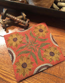 The Old Tattered Flag Sunflower Delight Punch Needle Embroidery Pattern