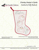 Charley Harper Cardinals & Holly Redwork Stocking