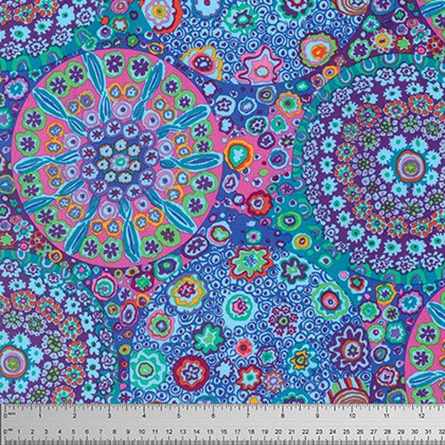 Millefiore Color Aqua PWGP092.AQUAX  Kaffe Fassett Collective Print