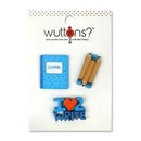 Wuttons School Days Buttons