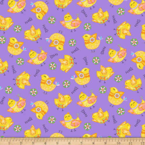 4466-55 Studio E Fabrics Carrot Patch Chicks