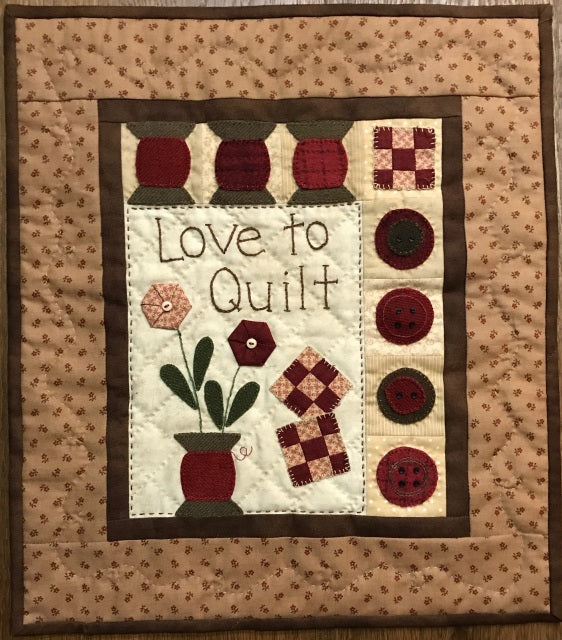 Red Button Quilt Co Love to Quilt Pattern