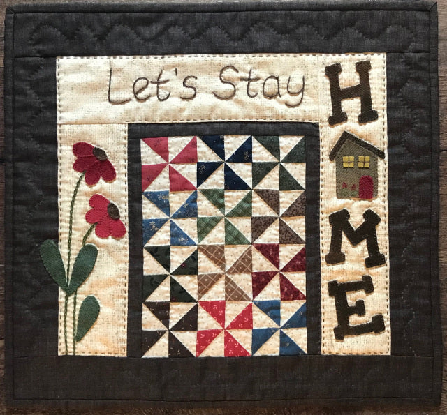 Red Button Quilt Co Let's Stay Home Pattern